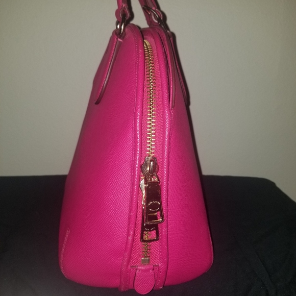 Coach Bright Pink Dome Handbag - Picture 2 of 11